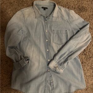 J. Crew Light Denim Button Down Shirt